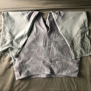 Fabletics lace and floral active leggings